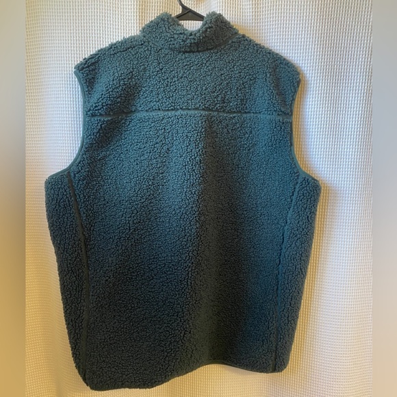 Orvis Men’s Dark Pine Green Sherpa Fleece Vest XXL - Picture 4 of 4